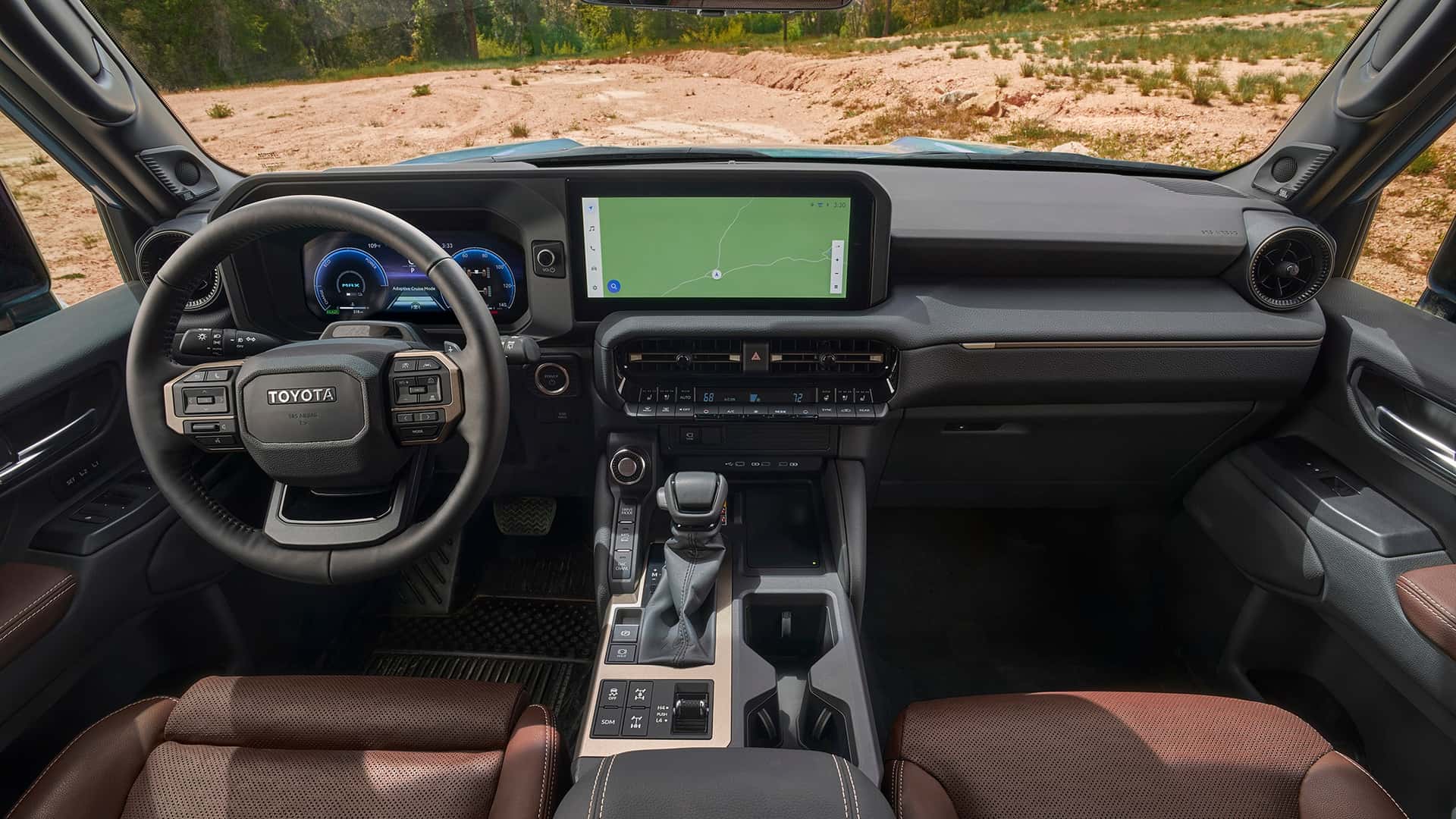 2025 Land Cruiser 2024 Toyota Land Cruiser World Premiere! 🤩 Specs, Wallpapers, Videos, Pricing Starts Mid-$50k 2024-toyota-land-cruiser-interior-dashboard
